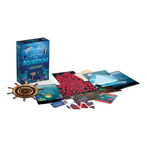 PROFESSOR PUZZLE Escape From The Aquarium An Escape Room Game For Kids - BOARD GAMES