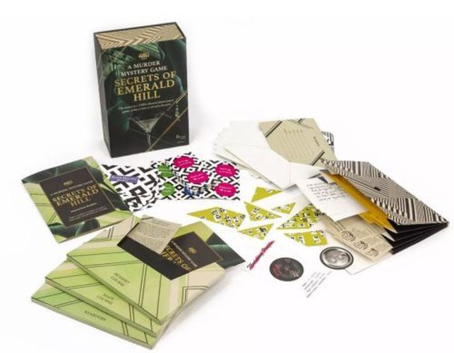 PROFESSOR PUZZLE Secrets Of Emerald Hill Murder Mystery Party Game - BOARD GAMES