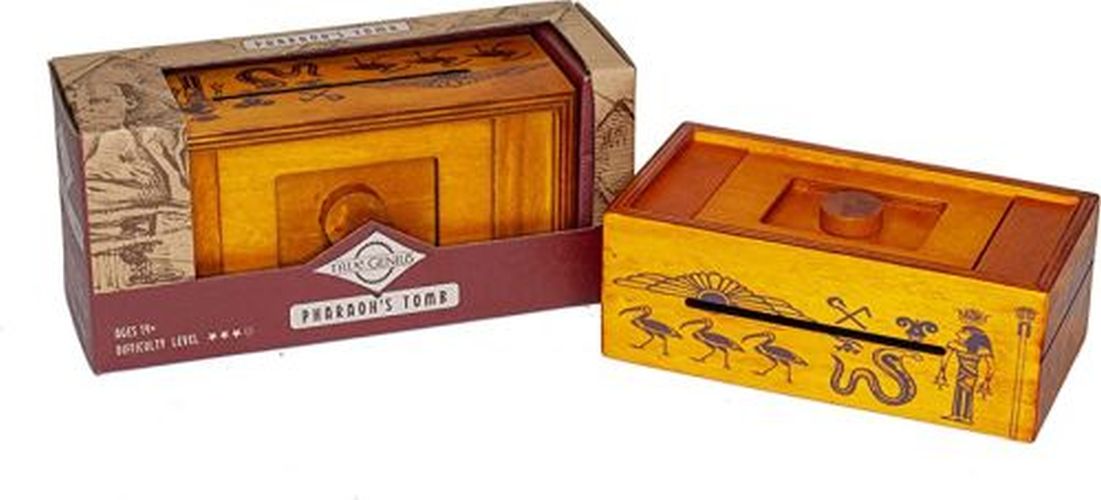 PROJECT GENIUS Pharaohs Tomb Wooden Brainteaser Puzzle - 