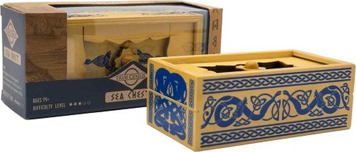 PROJECT GENIUS Sea Chest Wooden Brainteaser Puzzle - 