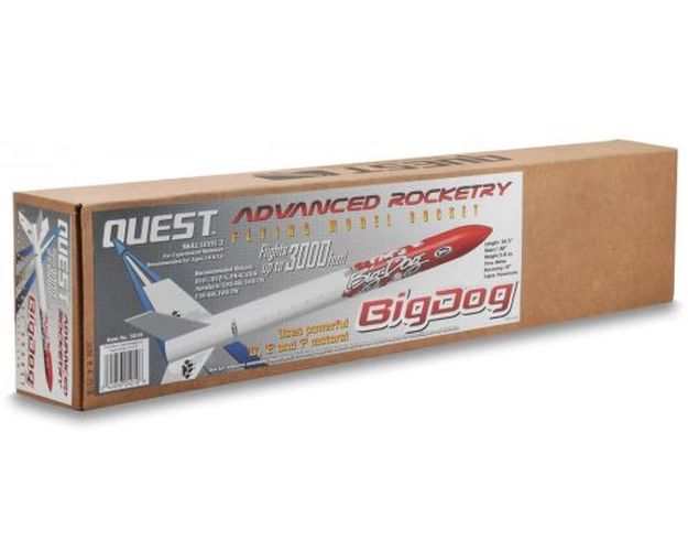 QUEST Big Dog Model Rocket - ROCKET