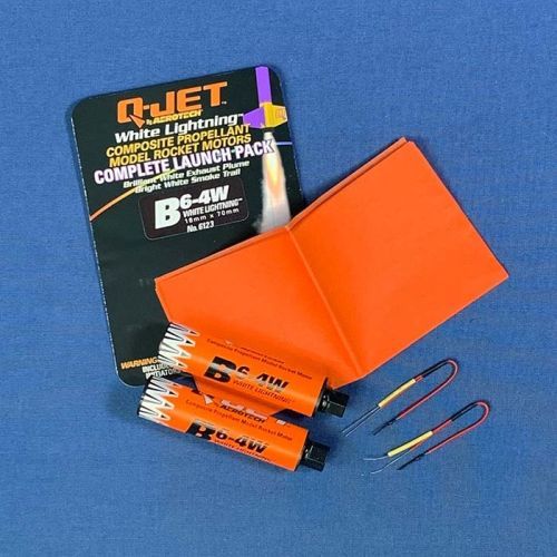 QUEST B6-4w (2 Pack) White Lightning Rocket Motors - 