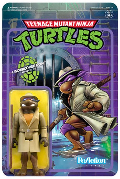 REACTION FIGURES Undercover Don Teenage Mutan Ninja Turtles - 