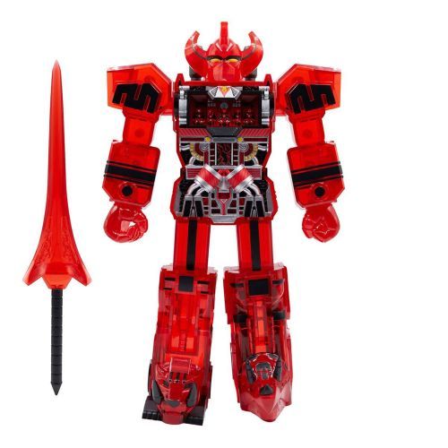 REACTION FIGURES Megazord Red Super Cyborg Action Figure - ACTION FIGURE