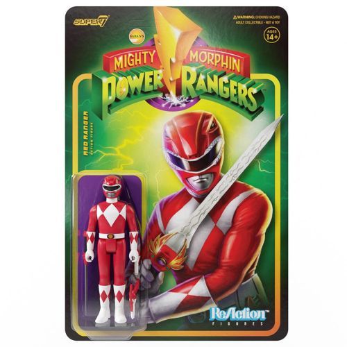 REACTION FIGURES Red Power Ranger Action Figure - 