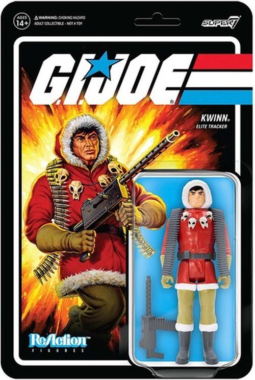 REACTION FIGURES Kwinn Elite Tracker Gi Joe Action Figure - ACTION FIGURE