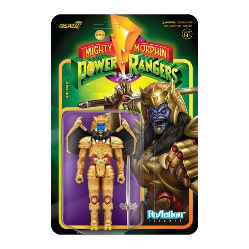 REACTION FIGURES Goldar Power Ranger Action Figure - .