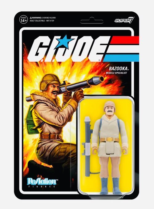 REACTION FIGURES Bazooka Missile Specialist Gi Joe Action Figure - ACTION