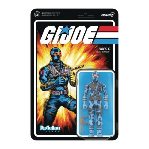 REACTION FIGURES Firefly Cobra Saboteur Gi Joe Action Figure