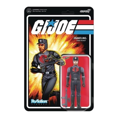 REACTION FIGURES Snakeling Cobra Recruit Gi Joe Action Figure - 