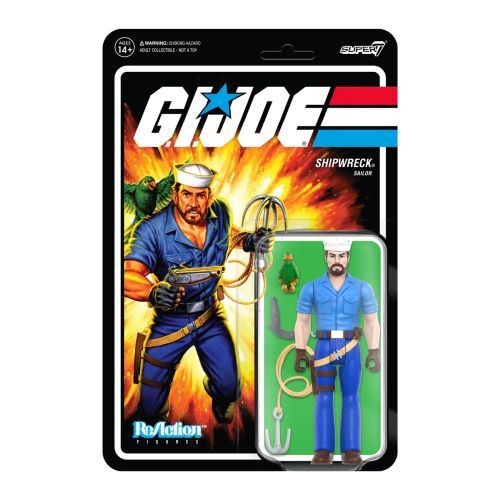 REACTION FIGURES Shipwreck Sailor Gi Joe Action Figure - ACTION FIGURE