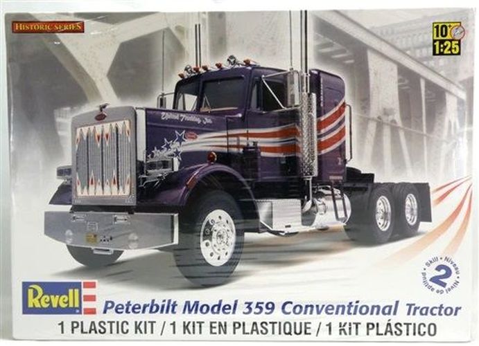REVELL-MONOGRAM Peterbilt 359 Conventional Plastic Model - 