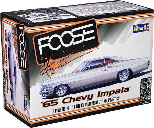 REVELL-MONOGRAM 1965 Chevy Impala 1:24 Scale Plastic Model Kit - 