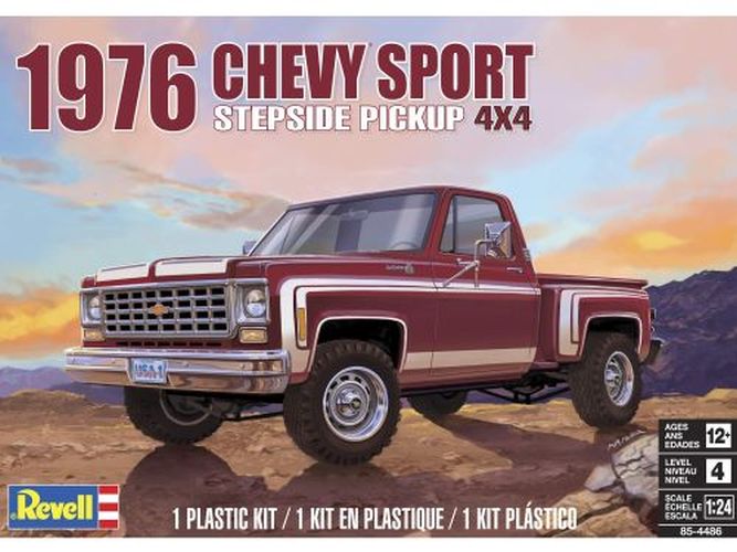 REVELL-MONOGRAM Chevy Sports Stepside Truck 1:25 Scale Plastic Model Kit - MODELS