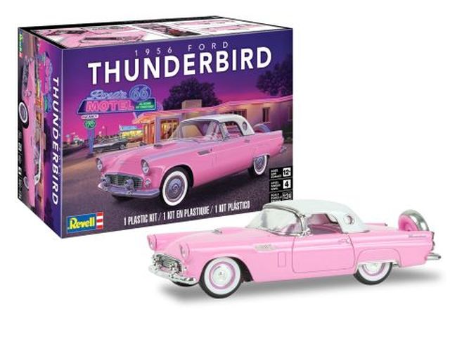 REVELL-MONOGRAM 1956 Ford Thunderbird Car 1: 24 Scale Plastic Model Kit - .