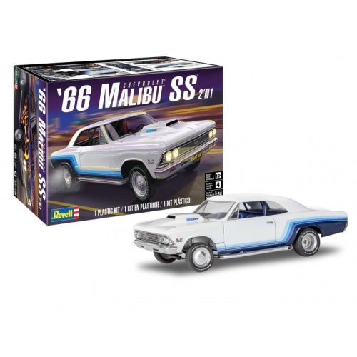 REVELL-MONOGRAM 1966 Malibu Ss 1: 24 Scale Plastic Model Kit - 