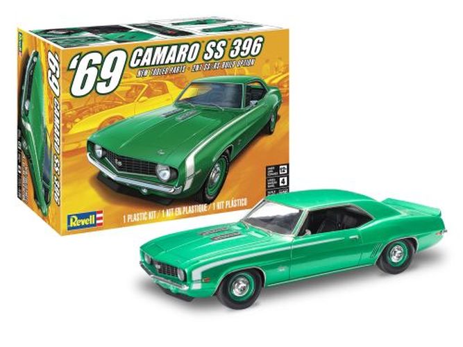 REVELL-MONOGRAM 1969 Camaro Ss 396 Car 1: 24 Scale Plastic Model Kit - .