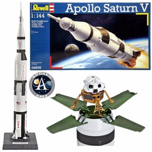 REVELL-MONOGRAM Apollo Saturn V Rocket Plastic Model Kit - 