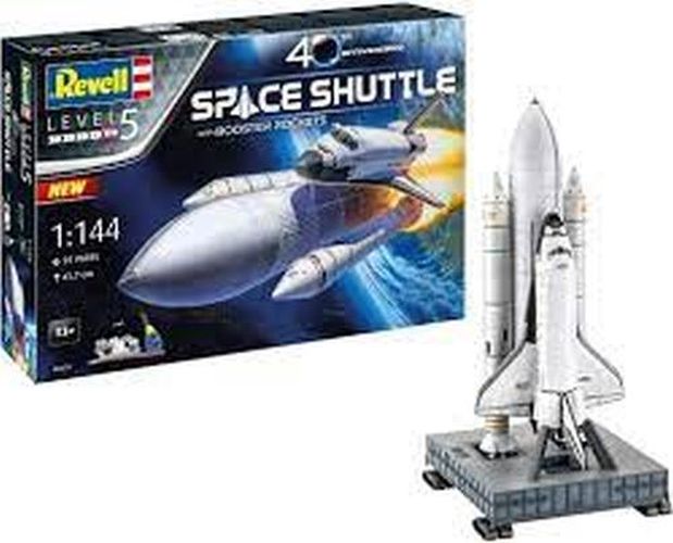 REVELL-MONOGRAM Space Shutle With Boosters Rockets Plastic Model Kit - 