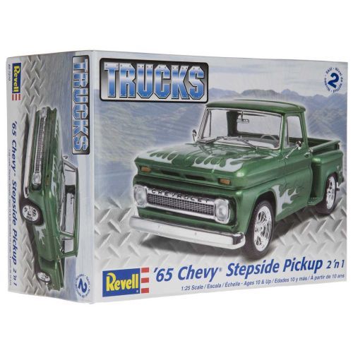 REVELL-MONOGRAM 1965 Chevy Step Side Truck 1:25 Scale Plastic Model Kit - .