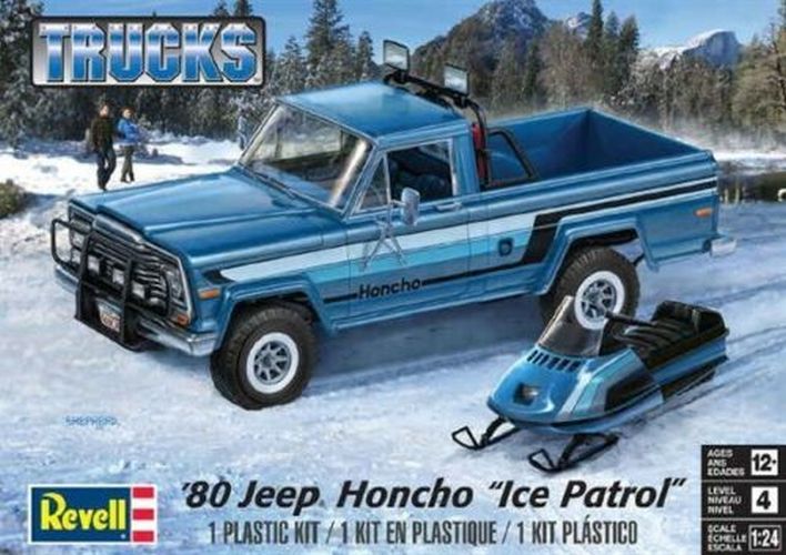 REVELL-MONOGRAM 1980 Jeep Honcho Ice Patrol Plastic Model - MODELS