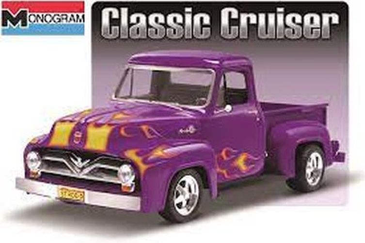 REVELL-MONOGRAM 55 Ford F-100 Street Rod 1/24 Scale Plastic Model Truck - 