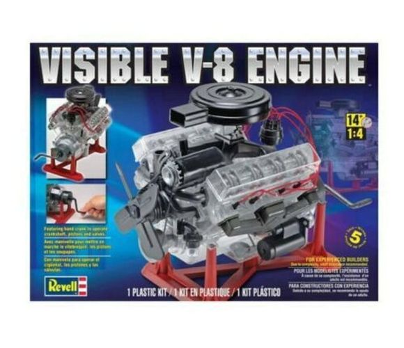 REVELL-MONOGRAM Visible V-8 Engine Plastic Model - MODELS