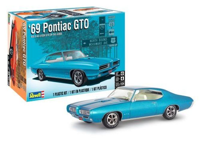 REVELL-MONOGRAM 1969 Pontiac Gto Car 1:24 Scale Plastic Model Kit - MODELS