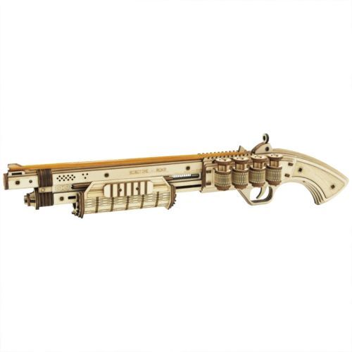 ROBOTIME Terminator M870 Rifle Wood Model - 