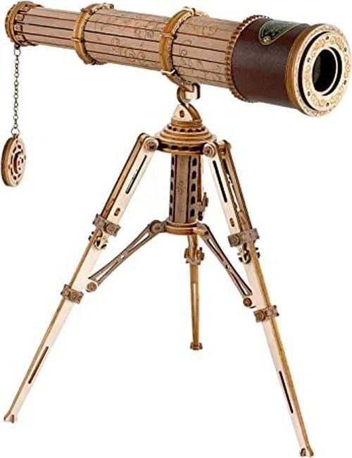 ROBOTIME Monocular Telescope Wood Model - 