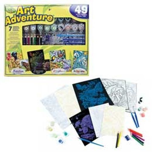 ROYAL LANGNICKEL ART 7 Art Adventure Sets Yellow Box - CRAFT