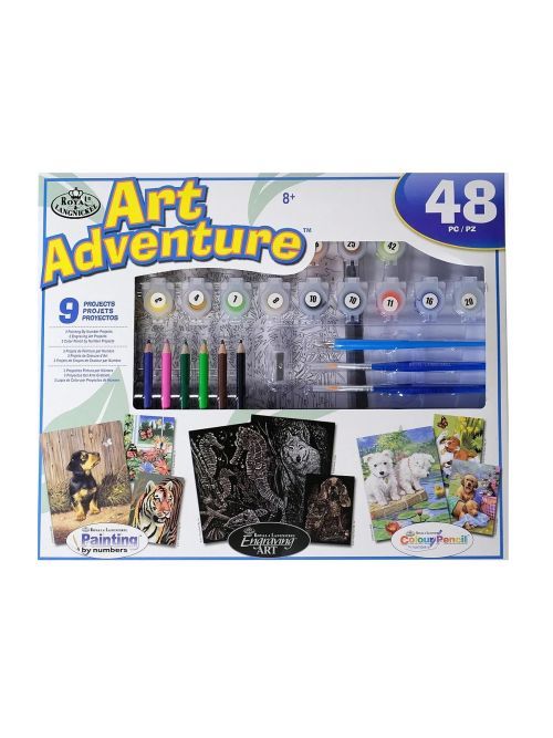 ROYAL LANGNICKEL ART 9 Art Adventure Sets White Box - 