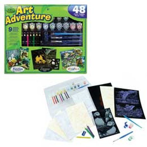 ROYAL LANGNICKEL ART 9 Projects Art Adventure Set Green Box - CRAFT