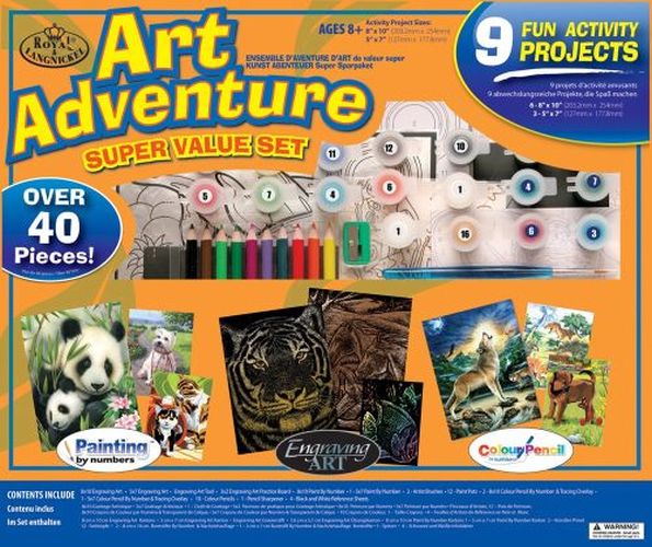 ROYAL LANGNICKEL ART 9 Art Adventure Projects Orange Box - CRAFT