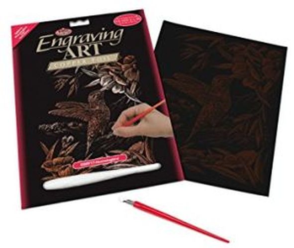 ROYAL LANGNICKEL ART Hummingbird Copper Foil Engraving Kit - 