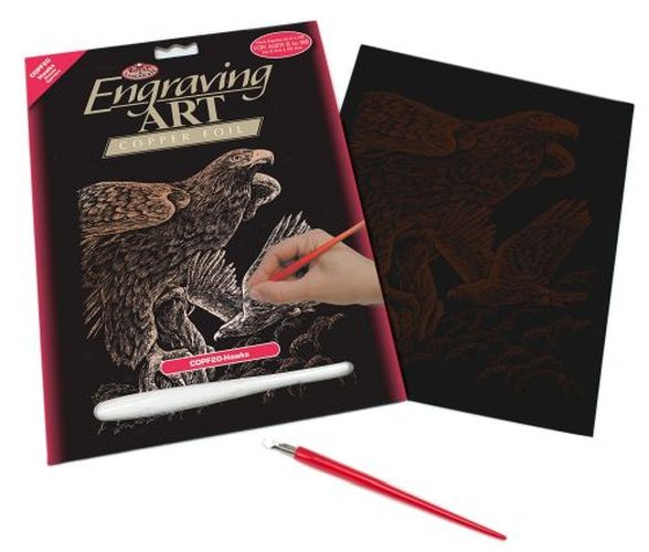 ROYAL LANGNICKEL ART Hawks Copper Engraving Art Kit - 