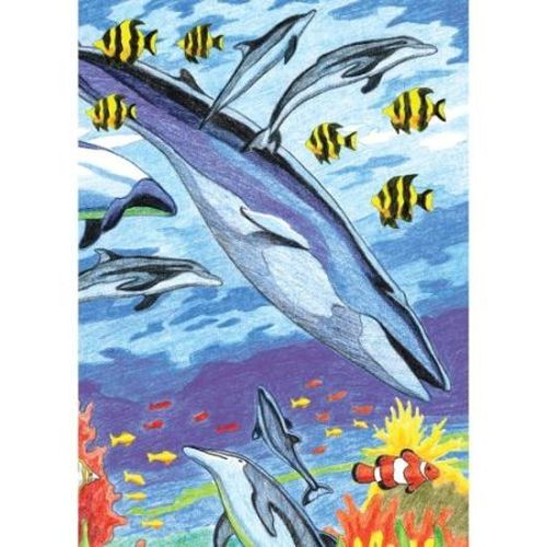 ROYAL LANGNICKEL ART Under The Sea Color Pencil By Number - .