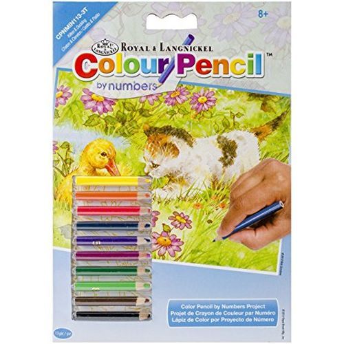 ROYAL LANGNICKEL ART Kitten And Duckling Color Pencil - .