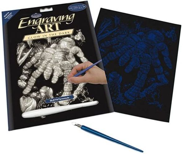 ROYAL LANGNICKEL ART Tarantula Glow In The Dark Engraving Art Kit - .
