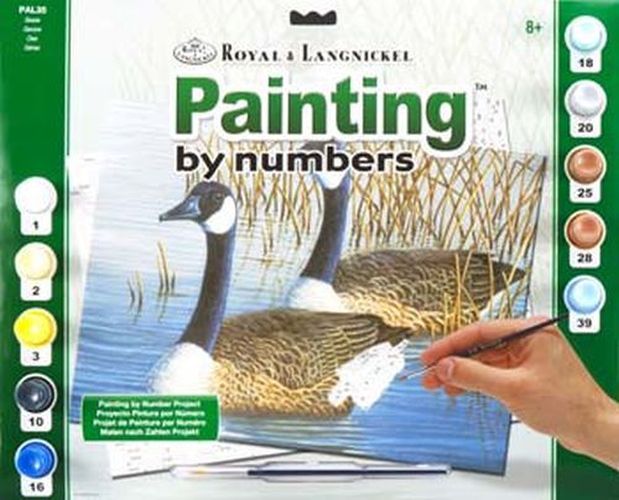 ROYAL LANGNICKEL ART Geese Painting By Number Art Set - CRAFT