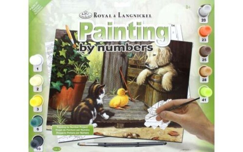 ROYAL LANGNICKEL ART Three Buddies Painting By Numbers - 