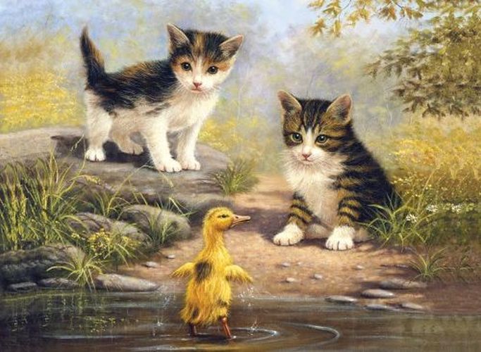 ROYAL LANGNICKEL ART Pond Pets Painting By Numbers - CRAFT