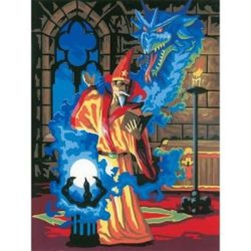 ROYAL LANGNICKEL ART Sorcerer Paint By Number Kit - CRAFT