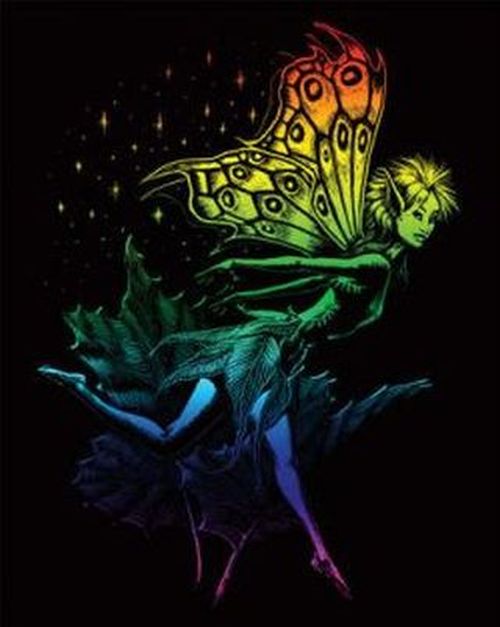 ROYAL LANGNICKEL ART Dancing Fairy Rainbow Engraving Art Set - CRAFT