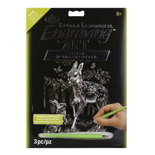 ROYAL LANGNICKEL ART Fawn And Bunny Engraving Kit - CRAFT