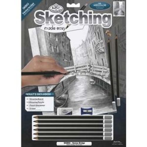 ROYAL LANGNICKEL ART Venice Bridge Sketching Made Easy Art Project - CRAFT