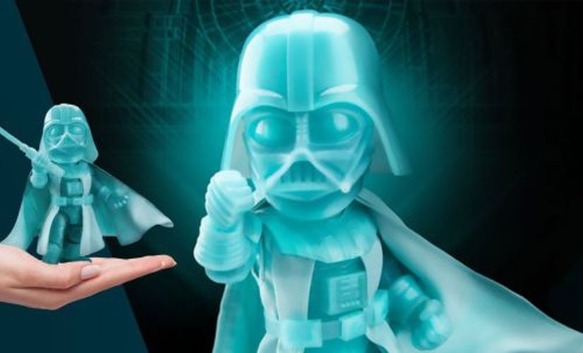 SIDESHOW Darth Vader Egg Attack Glow Star Wars Action Figure - 