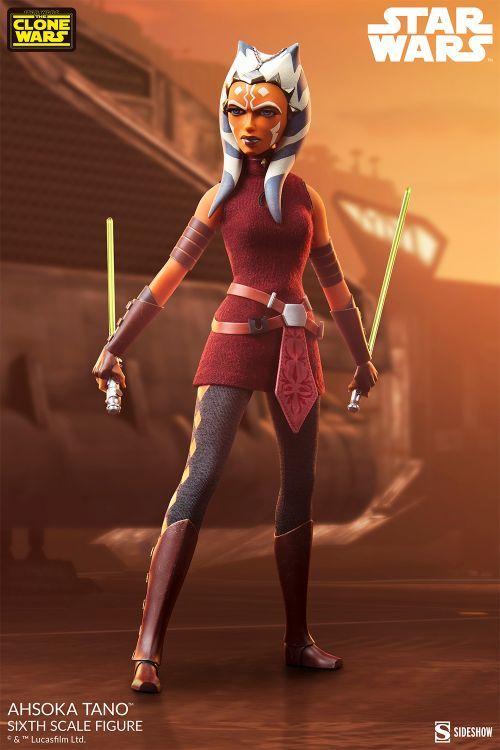 SIDESHOW Ahsoka Tano Star Wars 1/6 Scale Collectible Figure - 