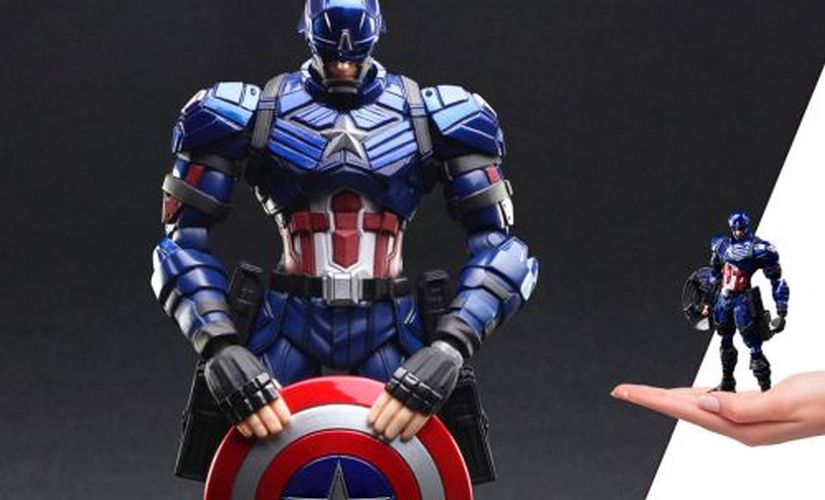 SIDESHOW Captain America Variant Bring Arts Action Figure - 