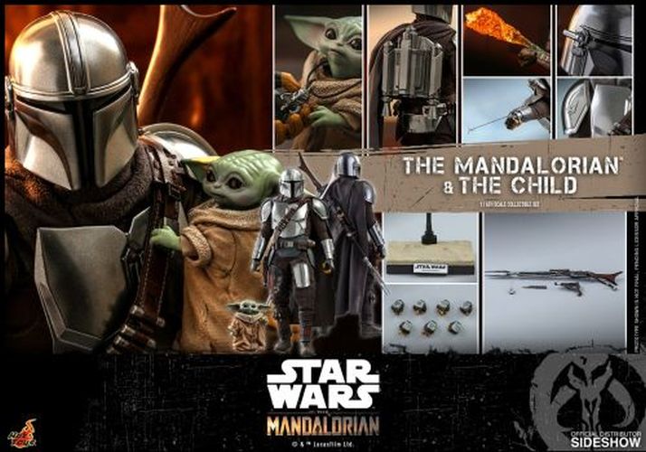 SIDESHOW The Mandalorian And The Child Star Wars 1/6 Scale Poseable Figure - 